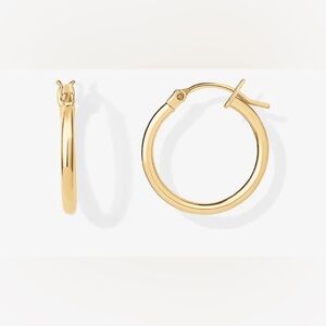 ✨🎉 NIB PAVOI Everyday Active Jewelry Wear Crafted For You Gold Hoop Earrings